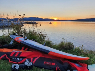 Windsurfing Černá v Pošumaví