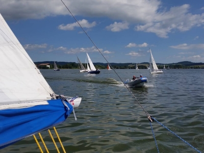 Yachting in Lipno