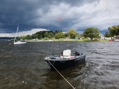 Lipno fishing boat