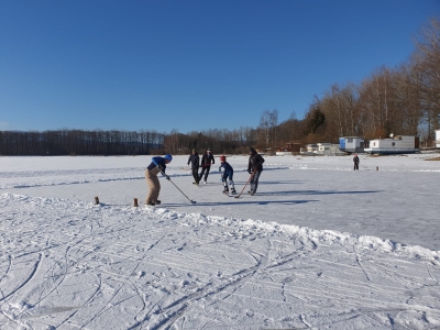 Ice hockey on Lipno